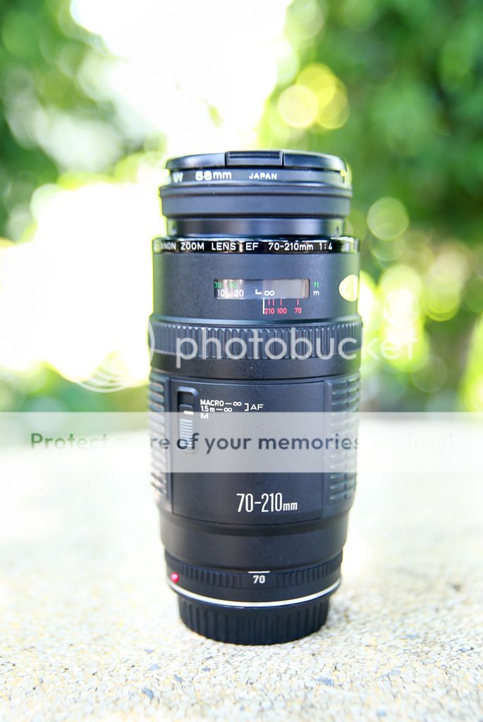 Lens canon 70-210 f4 & kit canon 18-55 is 2 likenew