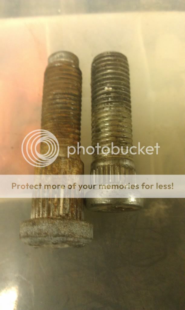 wheel spacer stud replacement S10 Forum